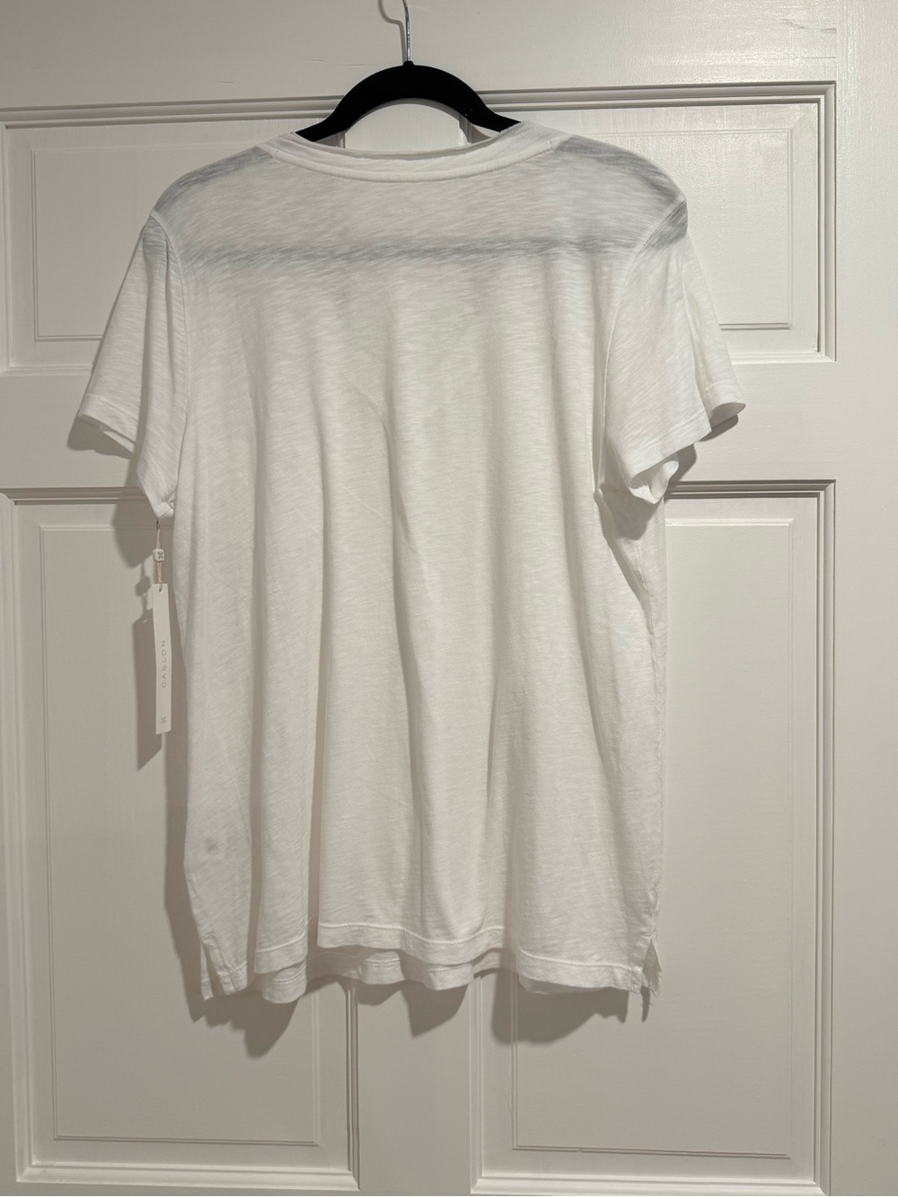 NWT! Caslon White V-Neck Pocket Tee - Picture 2 of 4